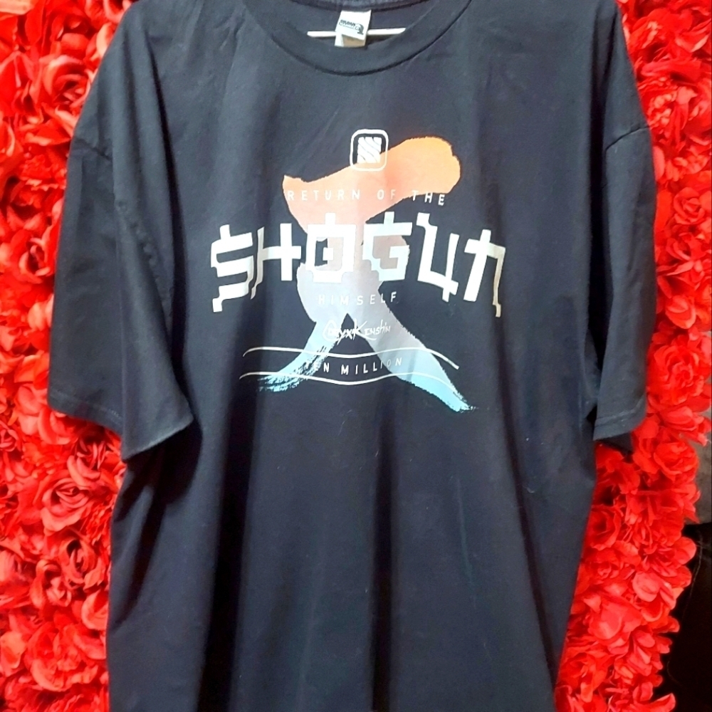 Gildan Men's Size 2XL Return of the Shogun shirt Black